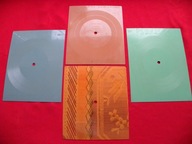 LECH zestaw 4 x POCZTÓWKA DŹWIĘKOWA glaneau quorum majewska