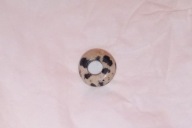 Charms-koralik z kamienia jaspis dalmatyńczyk