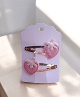 Spinki spineczki do włosów truskawki 2 szt.