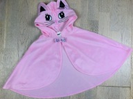 Pelerynka różowa kotek z uszkami H&M one size