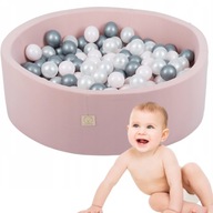 SUCHY BASEN Z PIŁKAMI KULKAMI 90X30 PIANKOWY RÓŻOWY SMART 200 PIŁEK MISIOO