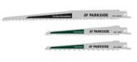 Brzeszczoty do piły szablastej PARKSIDE 3 sztuki drewno,metal,plastik 