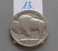 5 CENTÓW z 1928 roku , INDIANIN BIZON