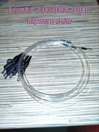 Zestaw karpiowy bezpieczny klips 36kg 80lb Leader