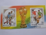 Bułgaria - MŚ ITALIA 90 - Mi. bl.208 B cięty kasow
