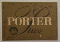 STARA ETYKIETA PIWO PORTER BROWAR ELBLĄG