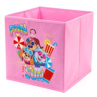 POJEMNIK Tekstylny Składany PUDEŁKO KOSZ do Regału Kallax PSI PATROL SKYE