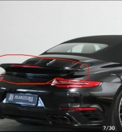 Spoiler lotka tył Porsche 911 turbo s cabrio 2017r
