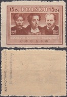 435 B** jasnoczerwonobrązowy , pap. x , ZL 10 3/4 , gw.+opis Jerzy Walocha