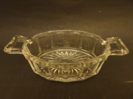 Ząbkowice? Hortensja? maselniczka, salaterka, szkło Prl, vintage