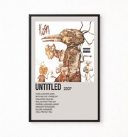 Plakat A4 z ramką KORN "UNTITLED" 21x29,7cm