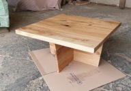 Stolik Dąb Loft 80 x 80 cm