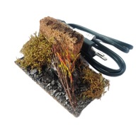 Ognisko do szopki makiety drewno efekt ognia płomień 220V