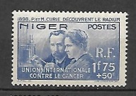Niger xx M517 Maria Skłodowska-Curie MNH VF 44euro