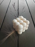 Świeca sojowa bąbelki bubble- dekoracyjna wolnostojąca