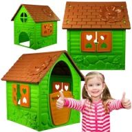 DOMEK OGRODOWY DLA DZIECI DUŻY OTWIERANE DRZWI OKIENNICE, DOMEK DO OGRODU
