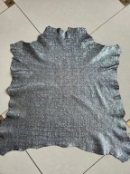 Skóra naturalna włoska Srebro metaliczne 1mm