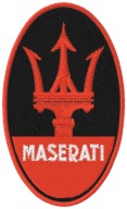 Termo Naszywka Maserati Formuła 1 Motoryzacja Haftowana Naprasowanka