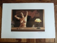 MEL RAMOS - "Young Girl" - 57 cm x 38.5 cm -POP ART- (WARHOL, BANKSY)