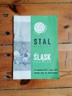 PROGRAM ŚLĄSK WROCŁAW-STAL MIELEC 24.04.1974