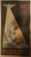 MAPA - BUDAPEST 1973 IBUSZ HUNGARY - BUDAPESZT - WĘGRY