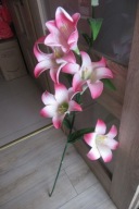 PIĘKNY KWIAT LILIA SZTUCZNY DEKORACJA