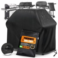 POKROWIEC NA GRILL GAZOWY DUŻY BBQ WODOODPORNY OSŁONA PLANDEKA 145x61x117