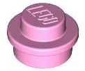 LEGO 4073 4517996 płytka 1x1 Bright Pink 6szt