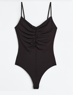MODELUJĄCE BODY THONG FIRM SHAPE SCULPING H & M CZARNE ELEGANCKIE ROZ. L