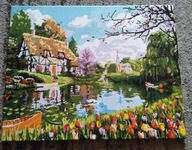 Obraz namalowany po numerach - Z sercem dla WOŚP