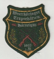 Niemcy naszywka zwiasku strzelckiego haft 10x8.5 cm