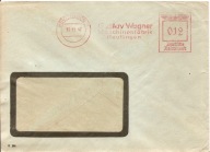 TRZECIA RZESZA -koperta -FRANKATURA MECHANICZNA -1942 rok -Reutlingen