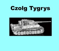 Niemiecki czołg Tygrys - puzzle 3D