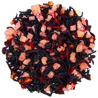 HERBATA OWOCOWA Wiśnia Rum HIBISKUS rodzynki 100g