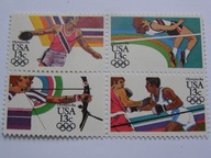 USA - Olimpiada Los Angeles 1984 - Mi. 1644-47 ** czwórka