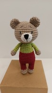 Miś szydełko maskotka pluszak zabawka handmade amigurumi ręcznie robiony
