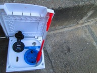 Gniazdo na zew.przyłącze antena,230 v,USB.kamper