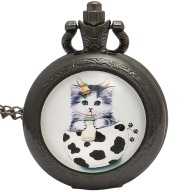 Zegarek, Naszyjnik, Wisiorek - Kot nr.612