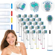 KOŃCÓWKI DO SZCZOTECZKI ORAL-B ELEKTRYCZNEJ BRAUN ORAL B ZESTAW 20SZT