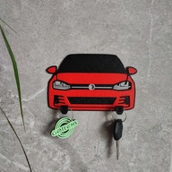 Personalizowany Wieszak Uchwyt na klucze VW Golf 7 GTD samochód kolory