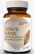 HEPATICA LION'S MANE 60K SOPLÓWKA JEŻOWATA EKSTRAKT PAMIĘĆ MÓZG