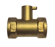 TRÓJNIK MOSIĘŻNY DO CZUJNIKA TEMPERATURY 1/2x1/8x1/2 CALA