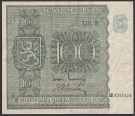 Finlandia 100 markkaa / marek 1945 - AR
