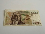 1000 franków Belgia (1980-1996); P#144 XF-