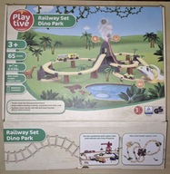 Playtive Drewniana kolejka DINO PARK 1