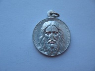 PANIE, ROZJAŚNIJ NAD NAMI SWE OBLICZE przedwojenny MEDALIK ALUMINIUM