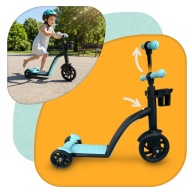 Hulajnoga dla dzieci 3w1 trójkołowa rowerek biegowy trójkołowy PLAYIO