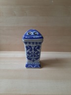 Wazon kantonski na pąki kwiatów wzór "frog flower " lata 70