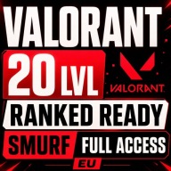 KONTO VALORANT 20 LVL | RANKED READY | SMURF | FULL ACCESS | EU