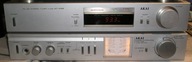 Zestaw AKAI Wzmacniacz AM U11 + Tuner AT K22 srebrny komplet vintage BDB